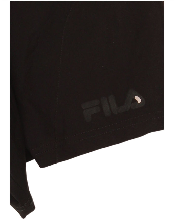 Мужские спортивные шорты Fila, средний черный, полиэстер