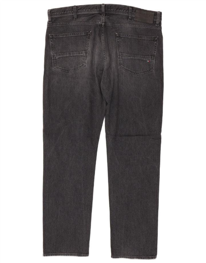 Мужские прямые джинсы Tommy Hilfiger W38 L32 Серые, хлопок