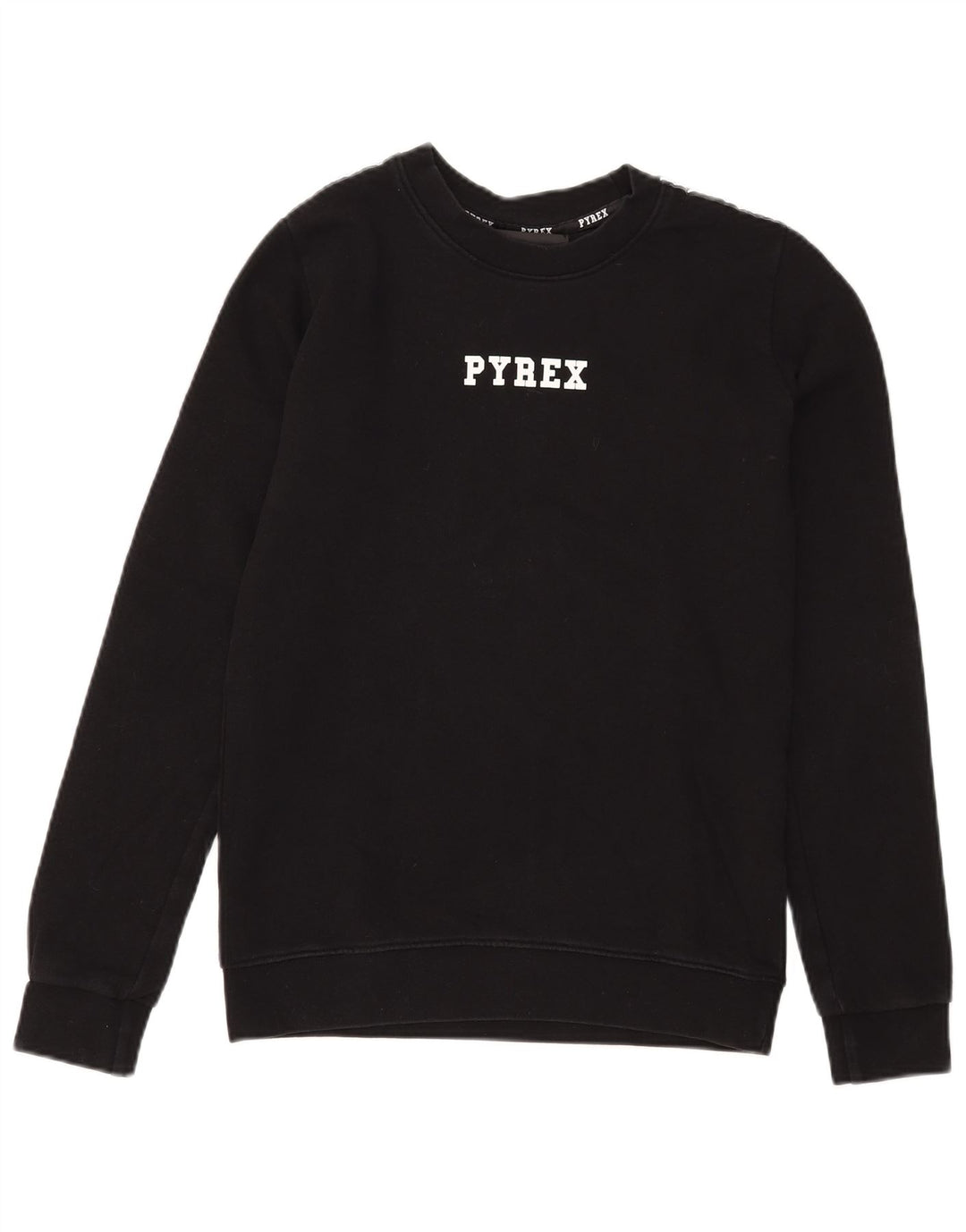 Женский свитер с рисунком Pyrex UK 6 XS, черный хлопок