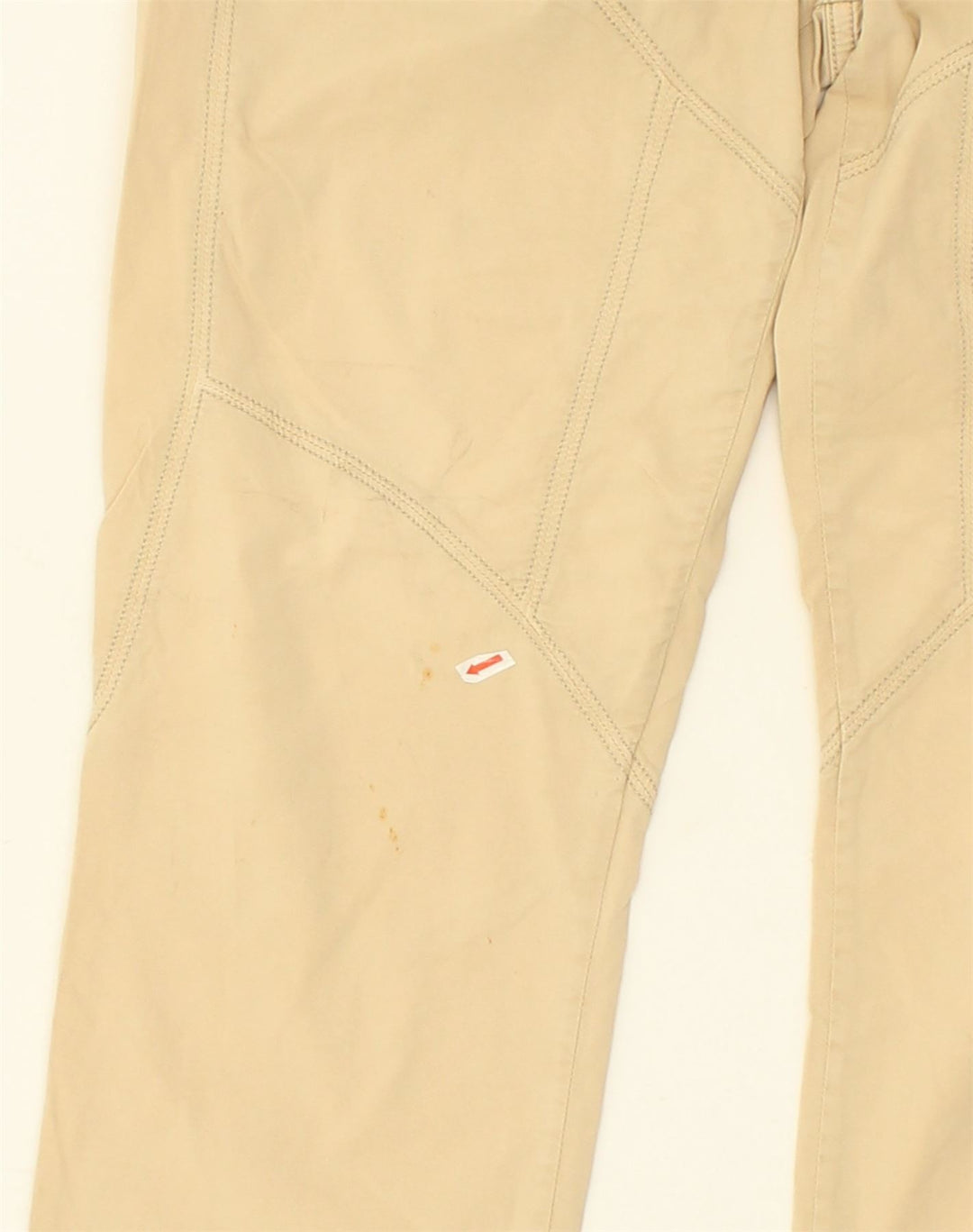 9.2 BY CARLO CHIONNA Mens Straight Casual Trousers W34 L30  Beige Cotton | Vintage 9.2 by Carlo Chionna | Thrift | Second-Hand 9.2 by Carlo Chionna | Used Clothing | Messina Hembry 
