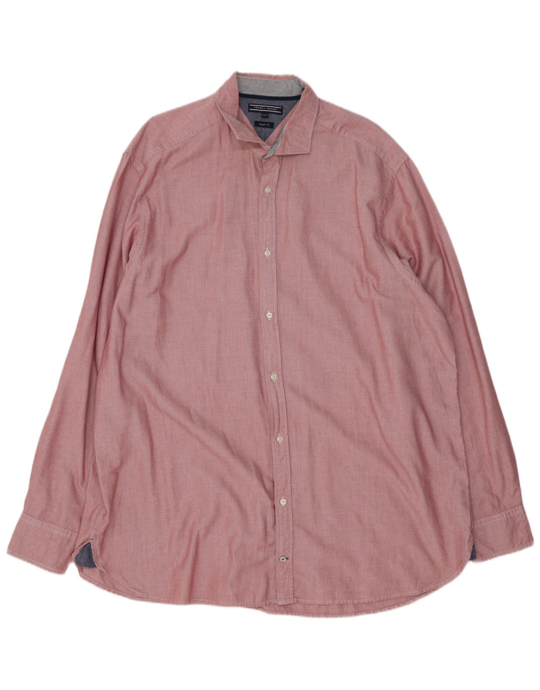 Мужская рубашка стандартного кроя Tommy Hilfiger, красная, хлопковая, 3XL