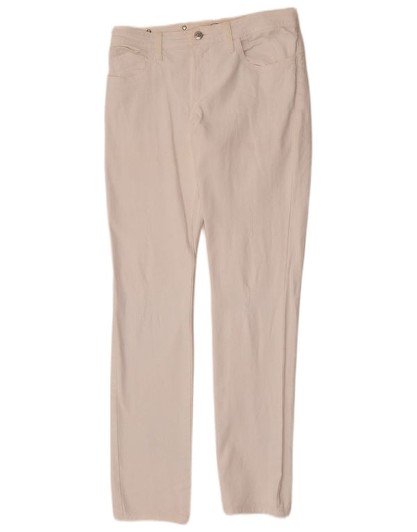 Женские узкие джинсы Blumarine IT 44 Medium W30 L33 Белый хлопок