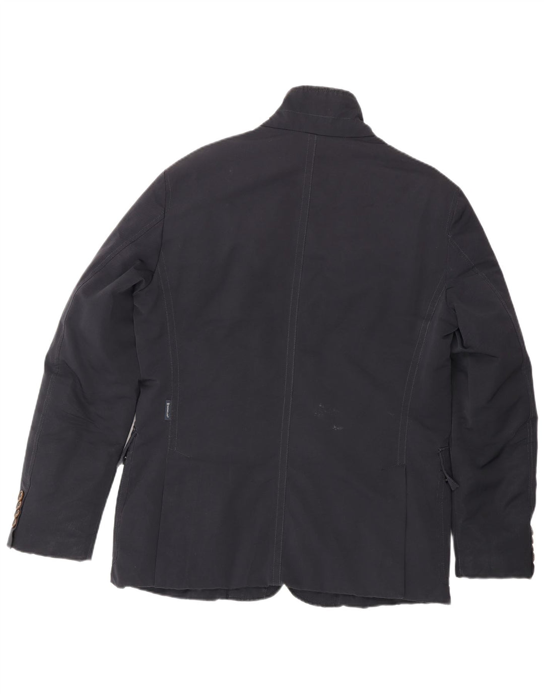 Moncler Мужская стеганая куртка Размер 4 XL Темно-синий полиэстер