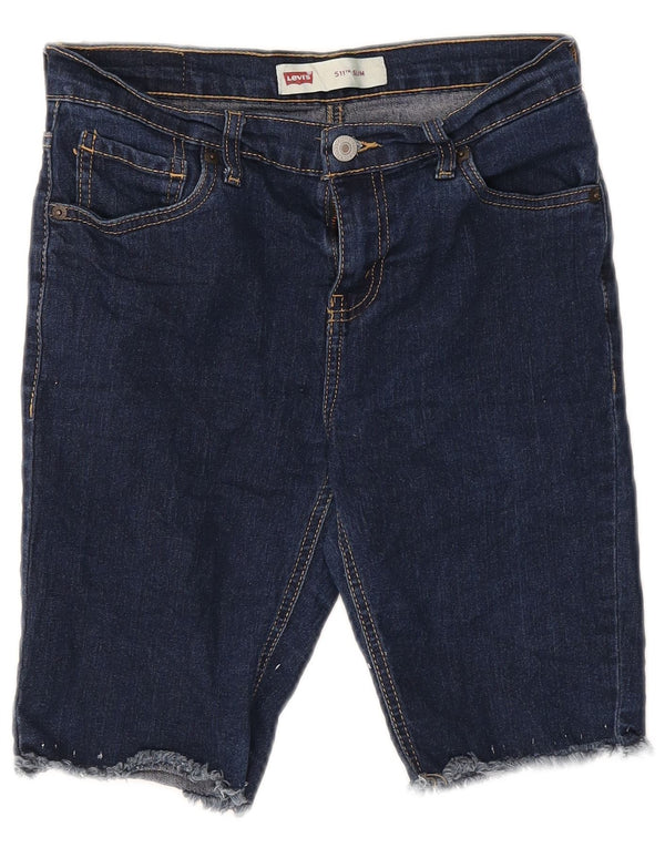 Джинсовые шорты Levi's Boys 511 Slim 13-14 лет W27, синие, хлопок