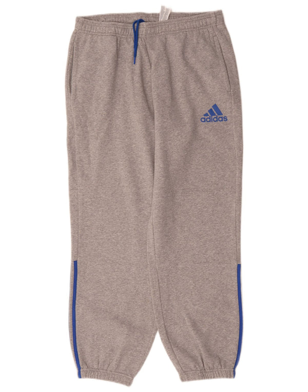 Мужские спортивные брюки Adidas Joggers XL, серый хлопок с крапинками