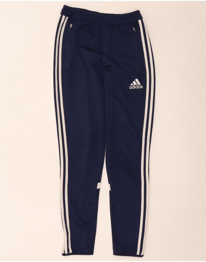 Мужские спортивные брюки Adidas Climacool XS, темно-синие, полиэстер с цветными блоками
