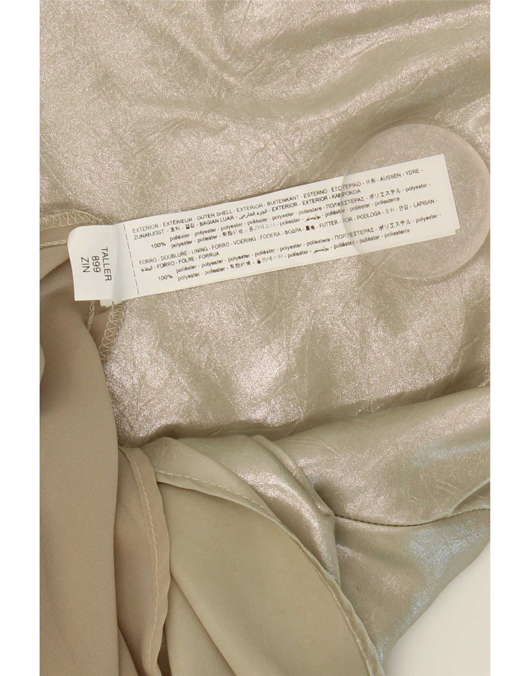 Женское платье с бретелькой Zara UK 6 XS, серебристый полиэстер