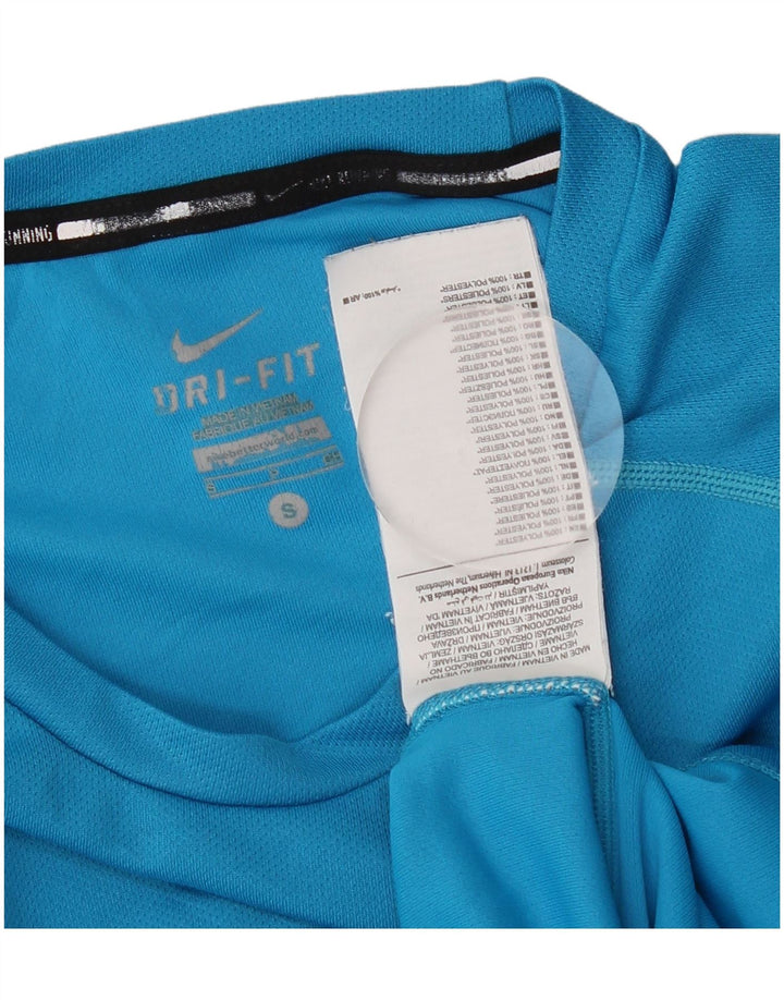 Мужская футболка Nike Dri Fit, маленький синий полиэстер