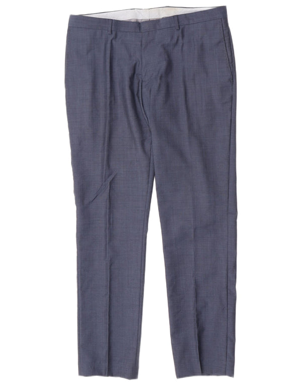Мужские узкие брюки-чиносы Zara EU 42, большие W32 L31, синие