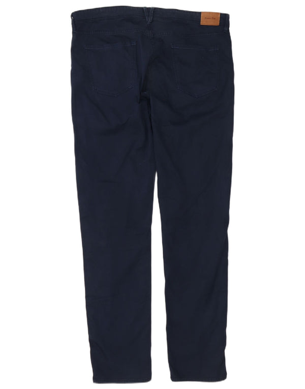 Massimo Dutti Мужские повседневные брюки Slim Fit EU 44 Large W34 L32 Темно-синие