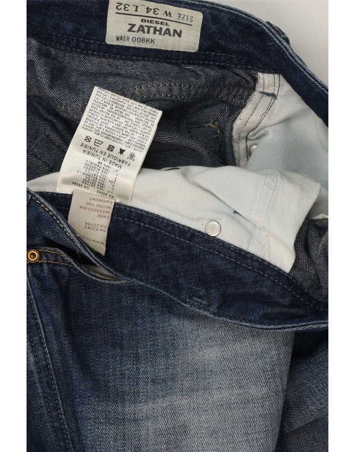 Мужские джинсы Diesel Zathan Regular Bootcut W34 L32, синие, хлопок