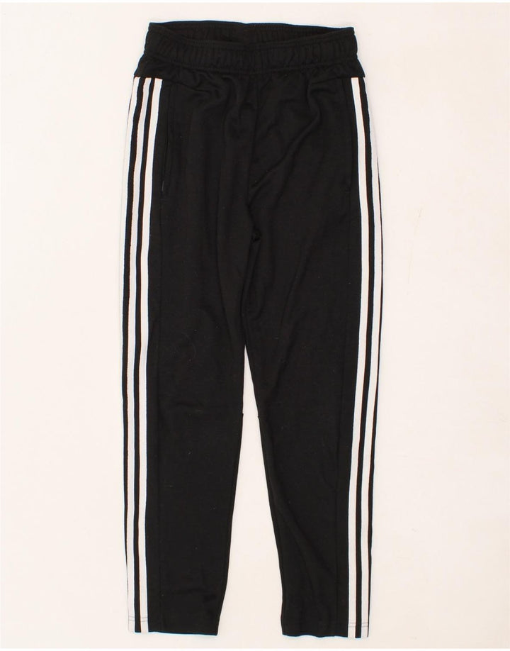 ADIDAS Boys Tracksuit Trousers 11-12 Years  Black Polyester Vintage Adidas and Second-Hand Adidas from Messina Hembry 