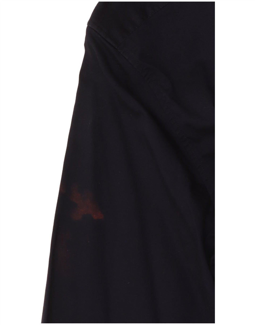 Мужская приталенная рубашка Calvin Klein, размер 39 15 1/2, средний темно-синий хлопок