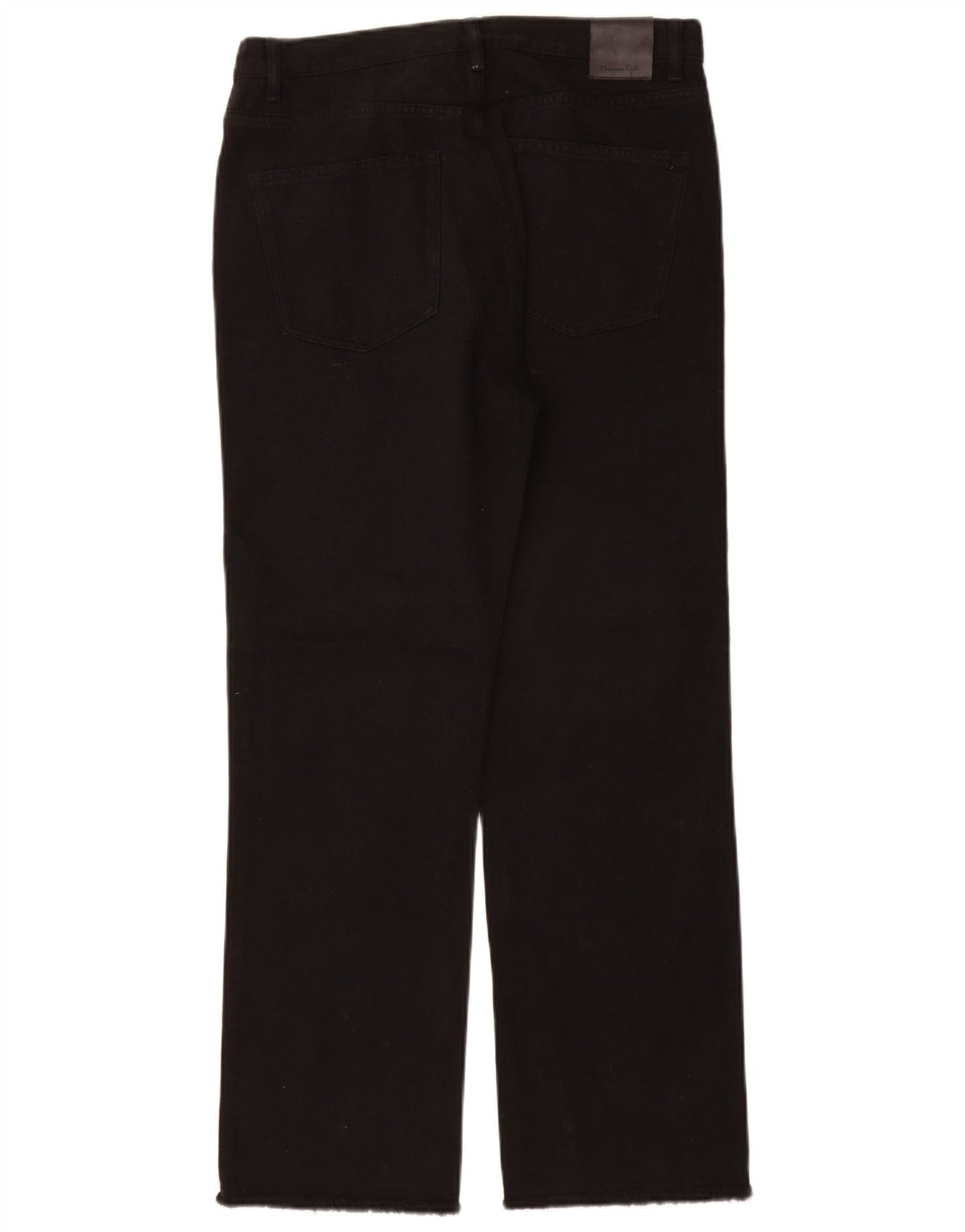 Женские прямые джинсы Massimo Dutti с высокой посадкой EU 40 Medium W30 L29, черные