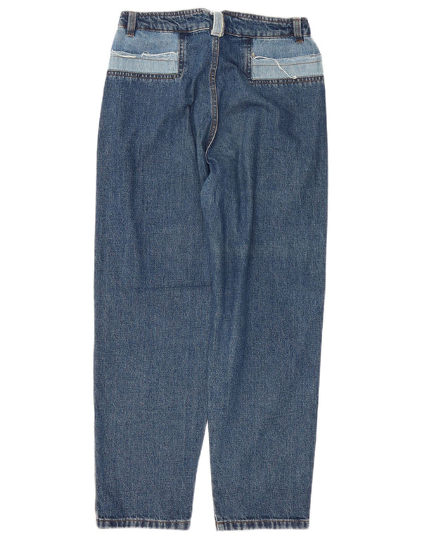 Женские свободные джинсы Zara с высокой посадкой EU 36 XS W26 L27 синие