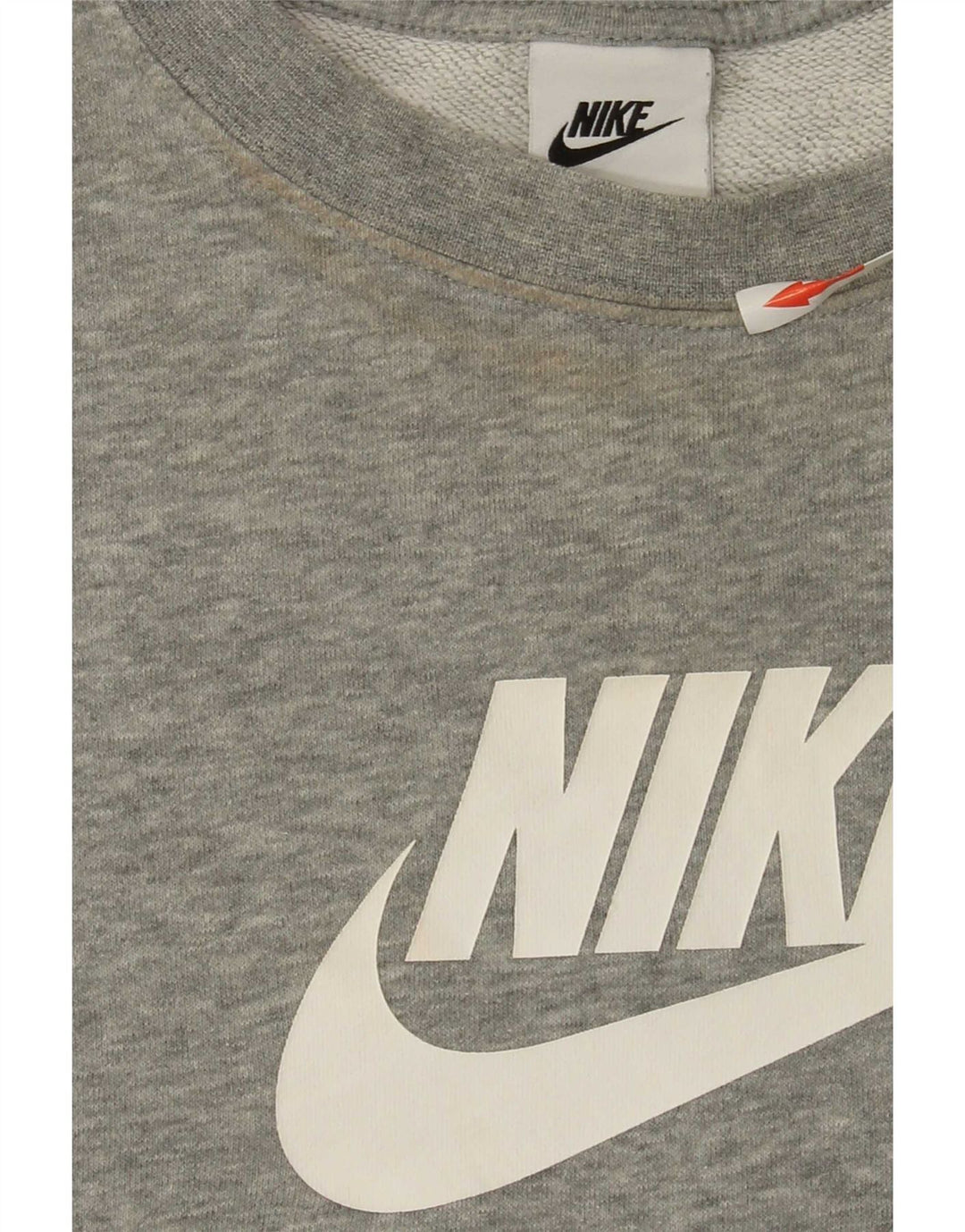 Женский джемпер большого размера с рисунком Nike UK 18 XL, серый в крапинку