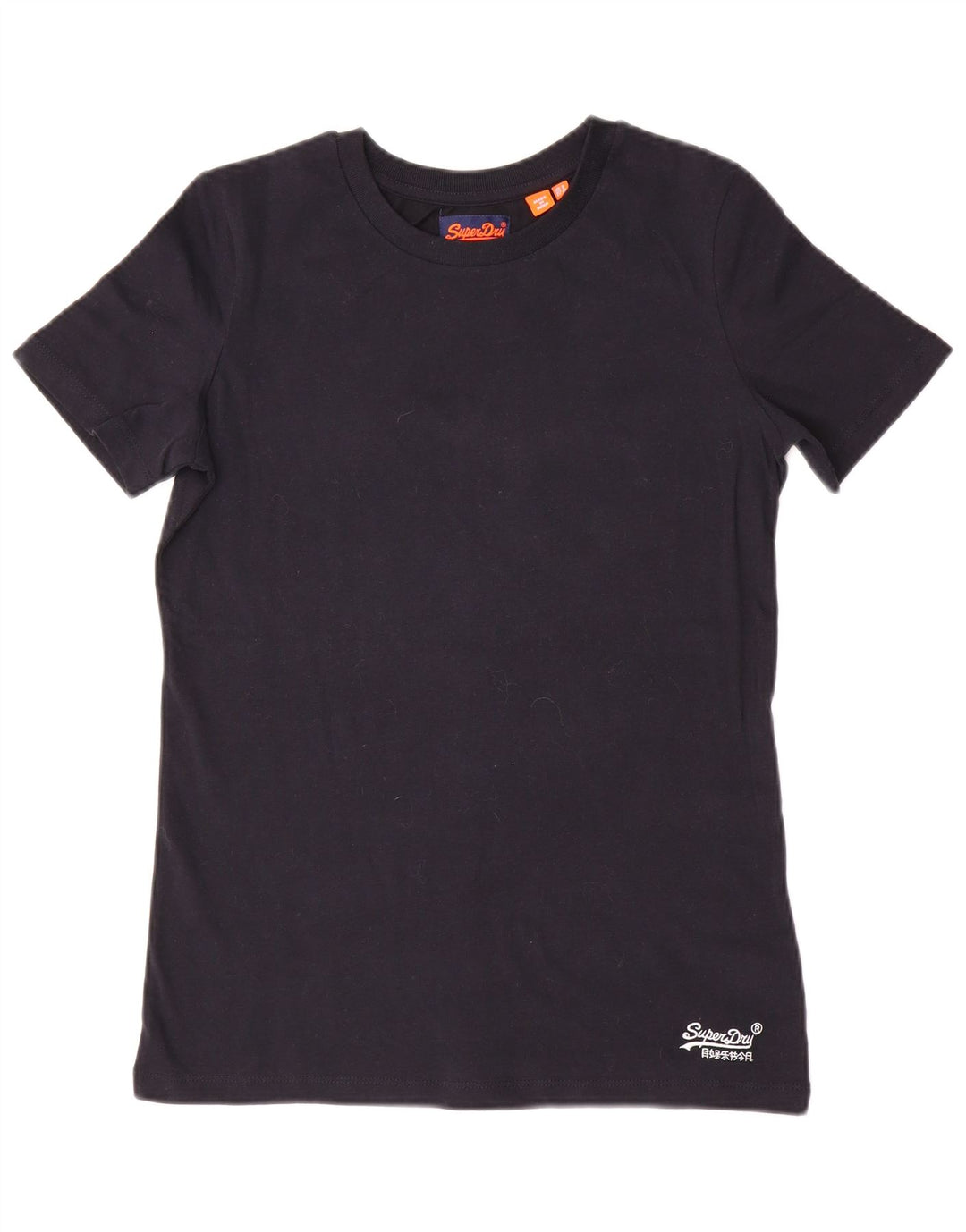 Женская футболка SUPERDRY Top UK 8, маленький черный хлопок