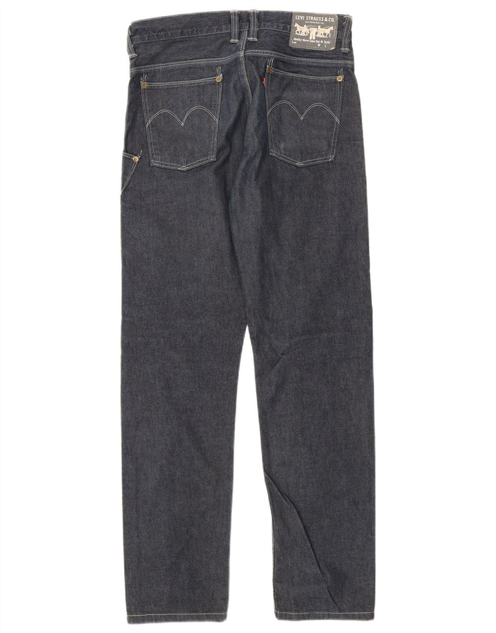 Мужские прямые джинсы Levi's W29 L34 темно-синие, хлопок