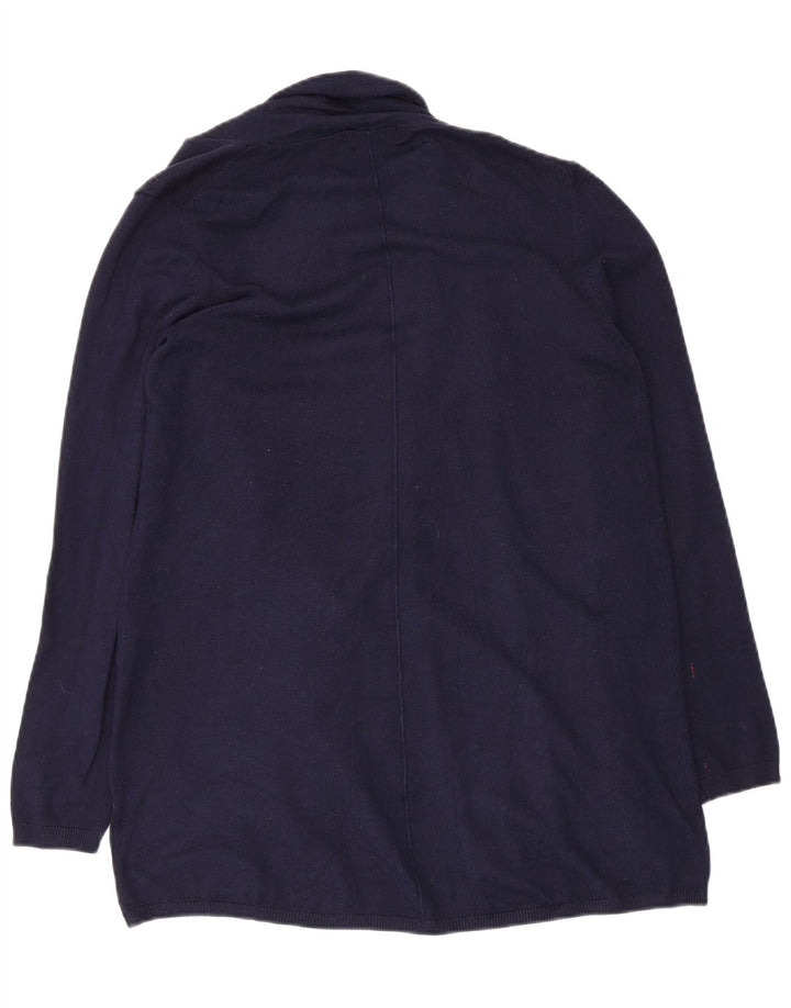 Женский открытый кардиган Zara UK 12, средний темно-синий