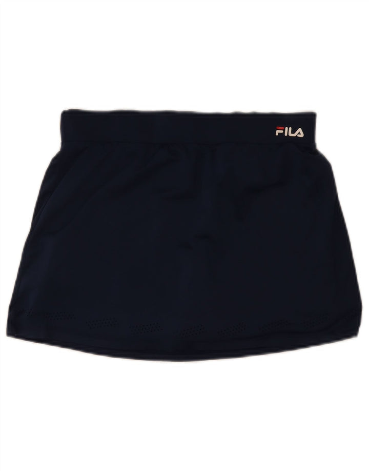 Женская теннисная юбка Fila UK 10, маленькая, темно-синяя, полиэстер