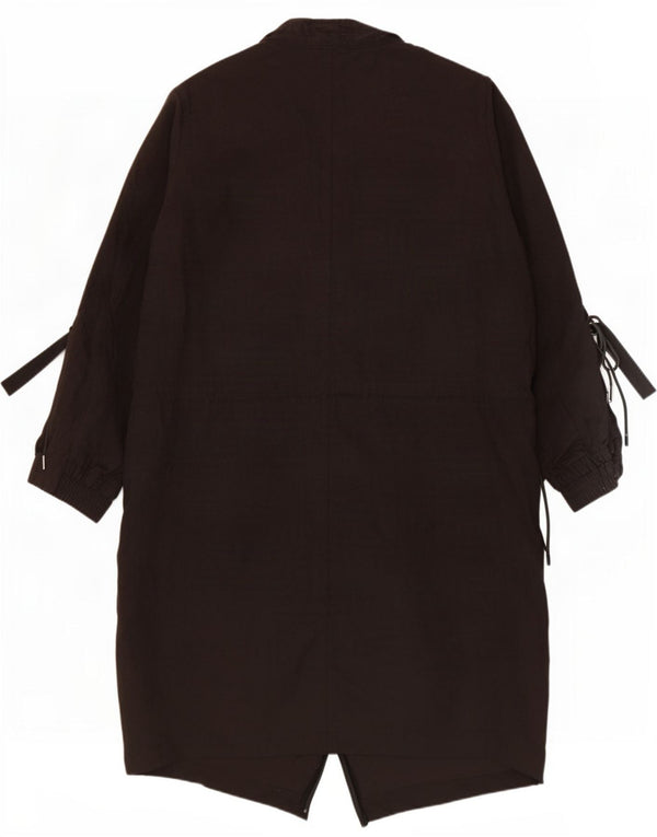 Женское пальто с рукавом 3/4 Zara UK 6 XS, черный полиэстер