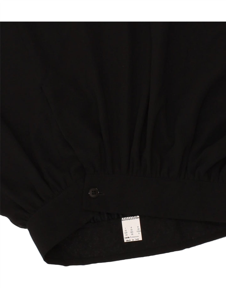 VINTAGE Womens Mini Skirt W34 Large Black Polyester Vintage Vintage and Second-Hand Vintage from Messina Hembry 