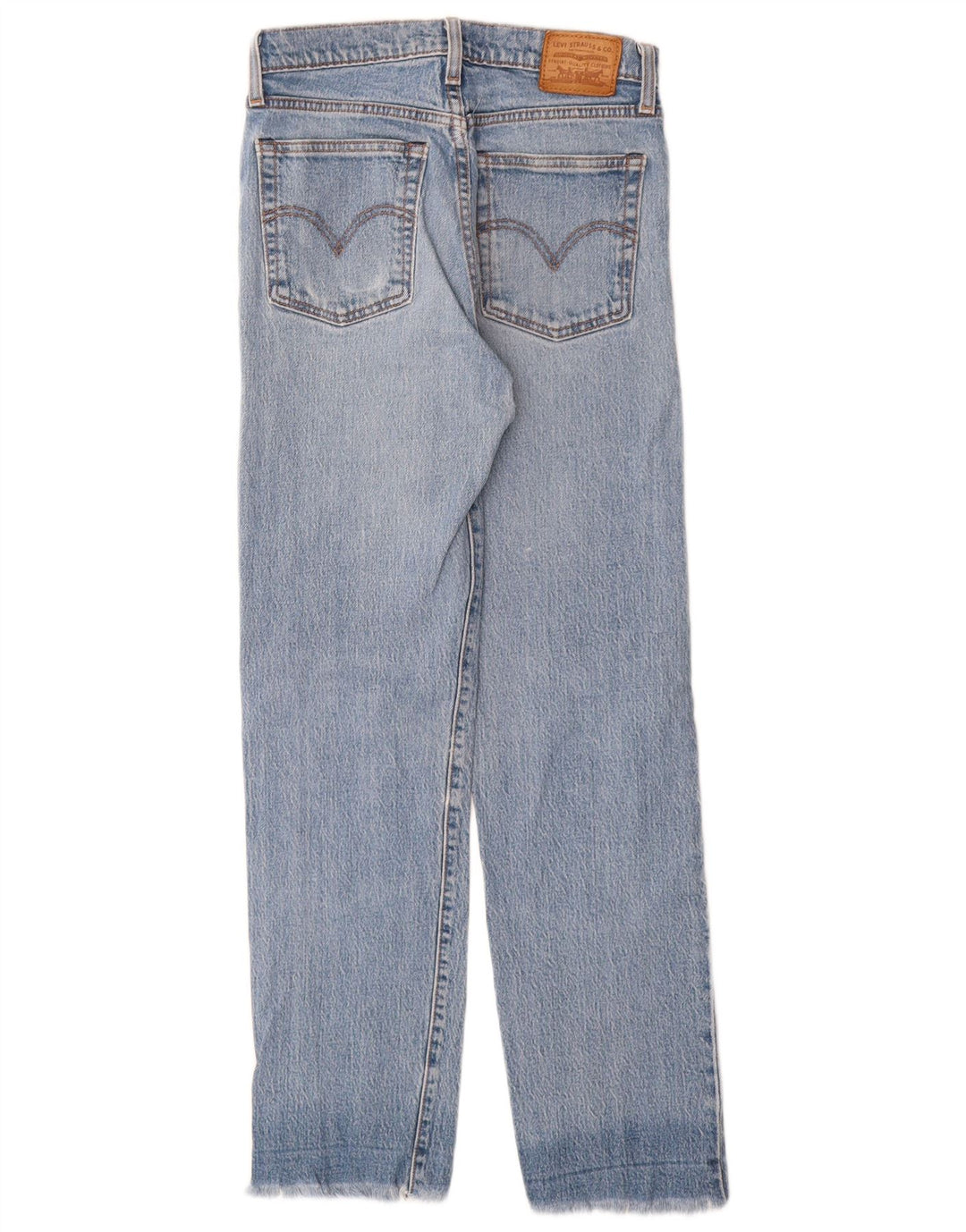 Женские прямые джинсы Levi's на танкетке W25 L28, синий хлопок