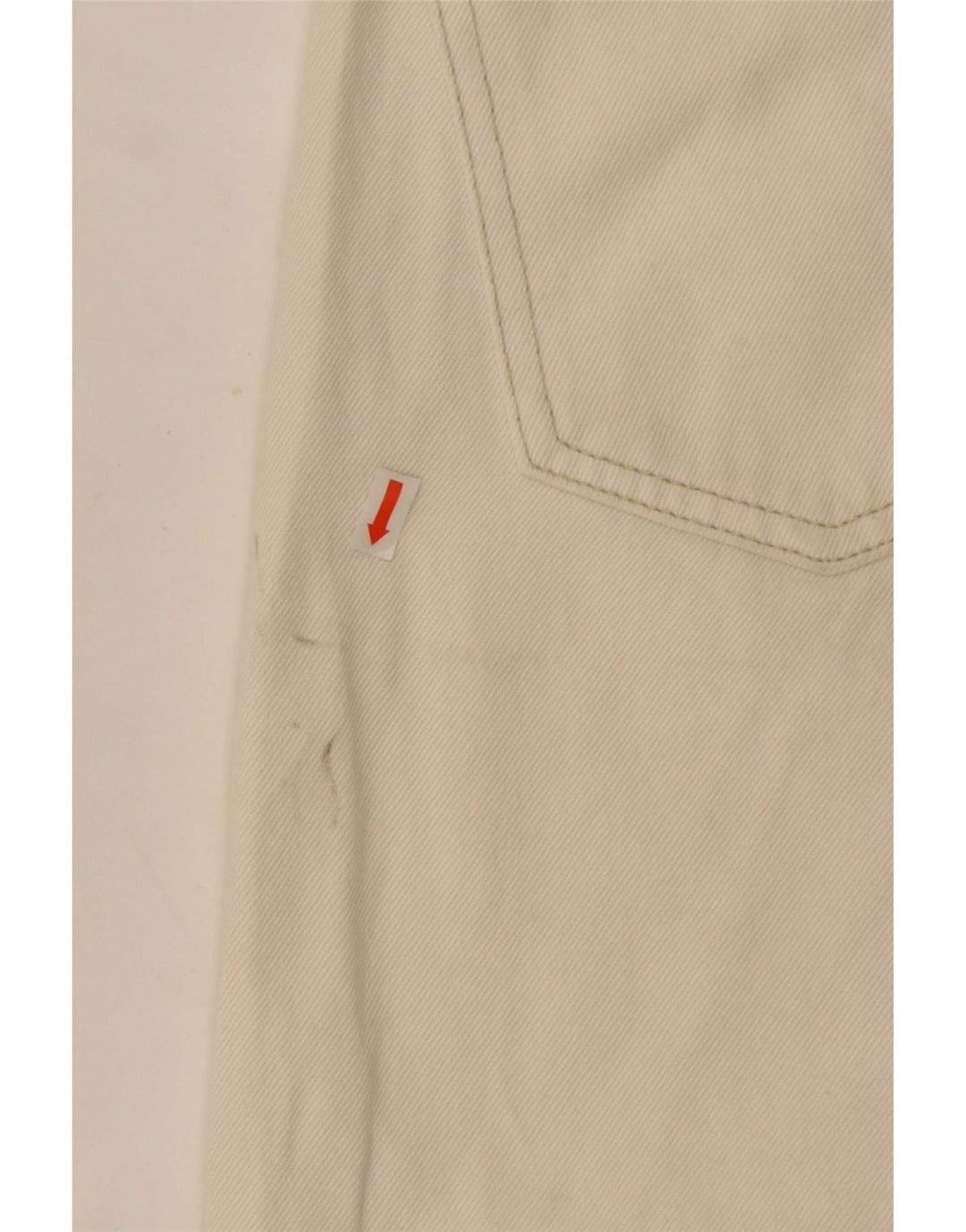 Женские прямые джинсы Zara EU 40 Medium W30 L27, белый хлопок