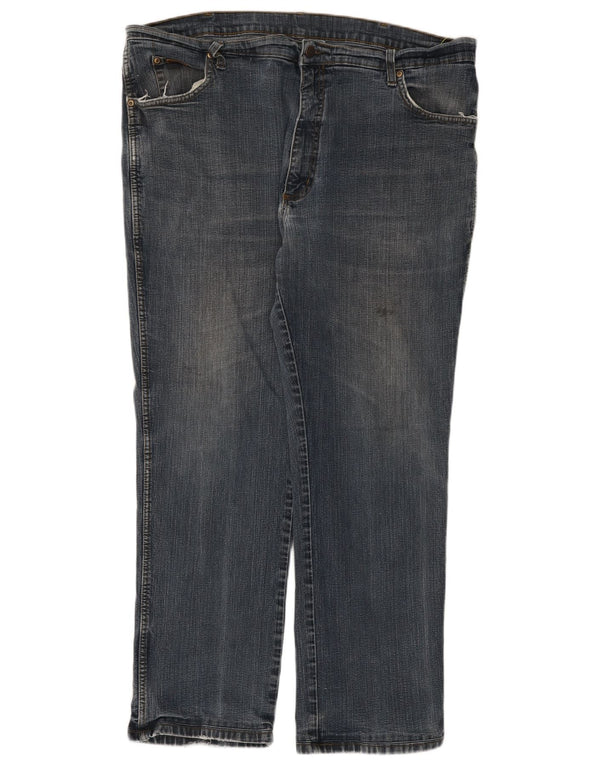 Мужские прямые джинсы Wrangler Texas Stretch W42 L29, синий хлопок