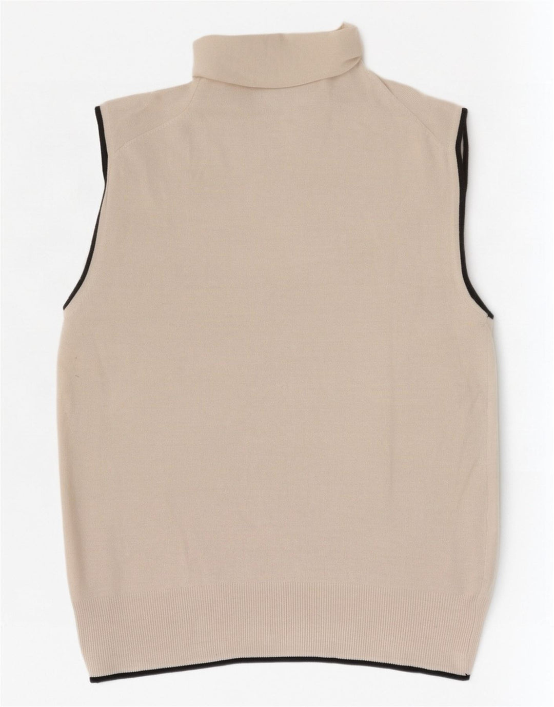 Женская майка Zara Vest UK 12, средний бежевый вискоза