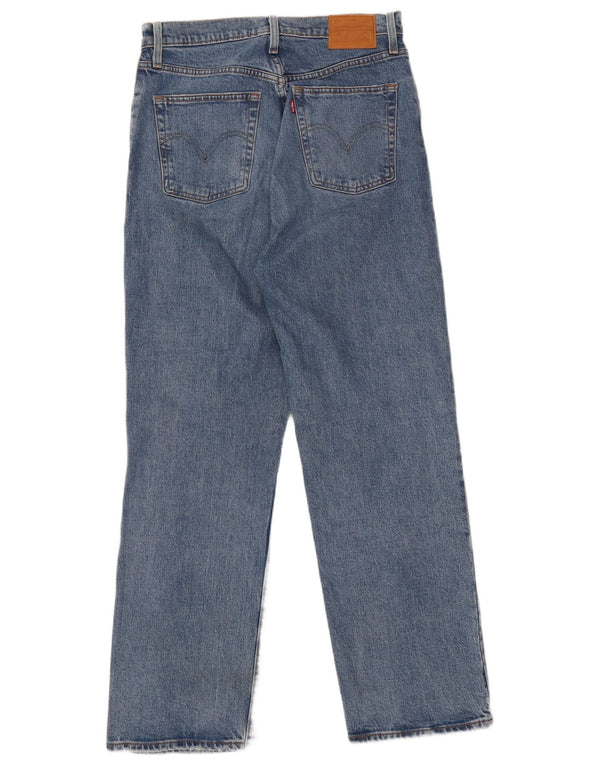 Женские прямые джинсы LEVI'S Ribcage W30 L29, синий хлопок