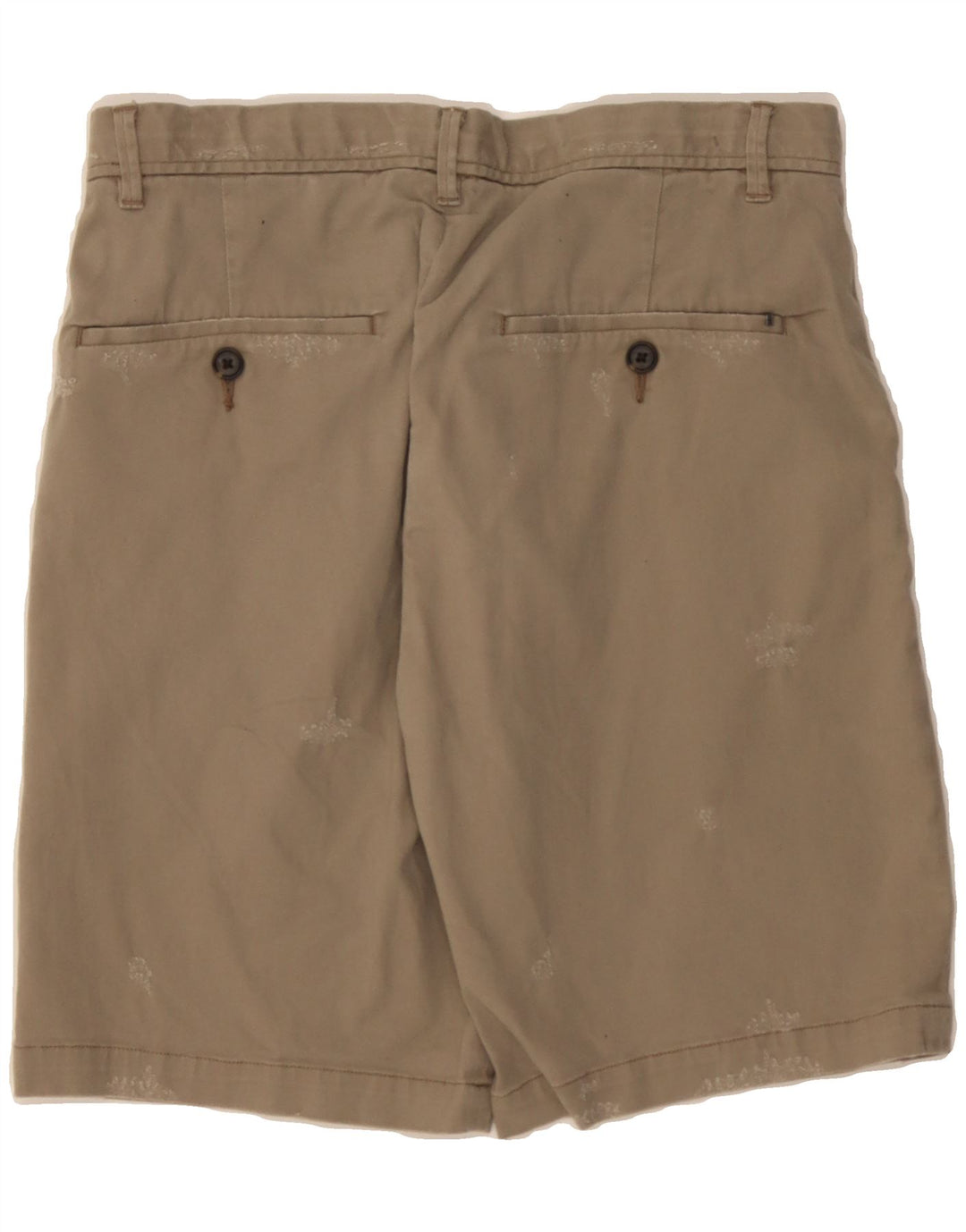 ALL SAINTS Mens Distressed Chino Shorts W28 Small  Beige Vintage All Saints and Second-Hand All Saints from Messina Hembry 