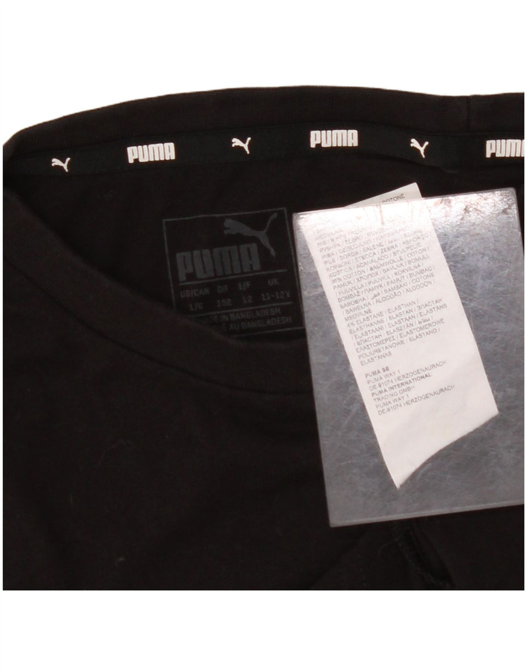 Футболка ADIDAS с рисунком для мальчиков, топ 11-12 лет, черный хлопок