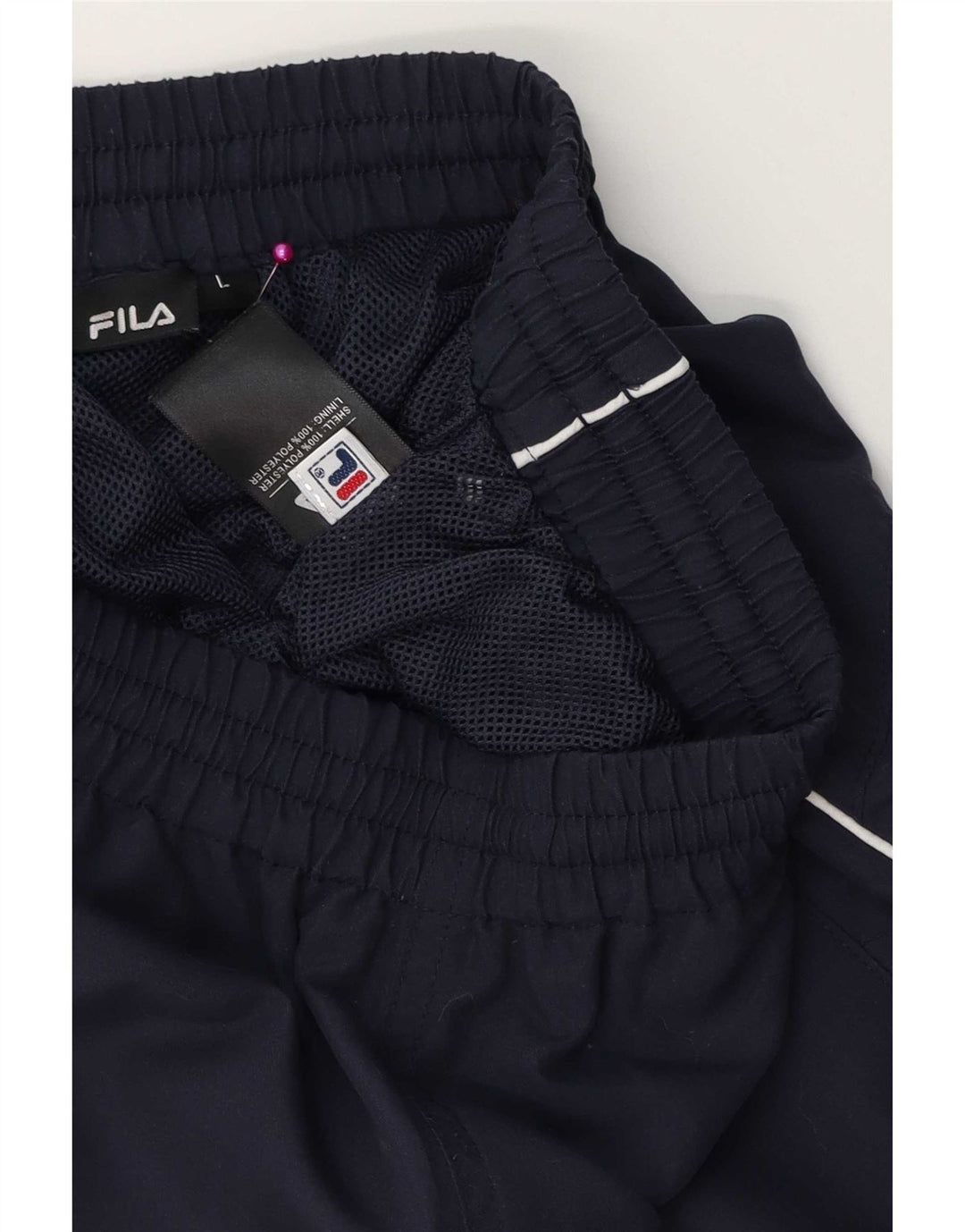 Мужские спортивные шорты Fila, большие темно-синие, полиэстер
