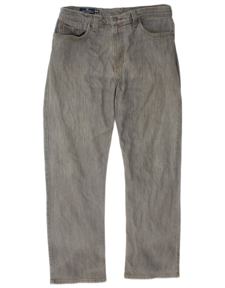 Мужские прямые джинсы Marks & Spencer Blue Harbour W34 L29, серый хлопок