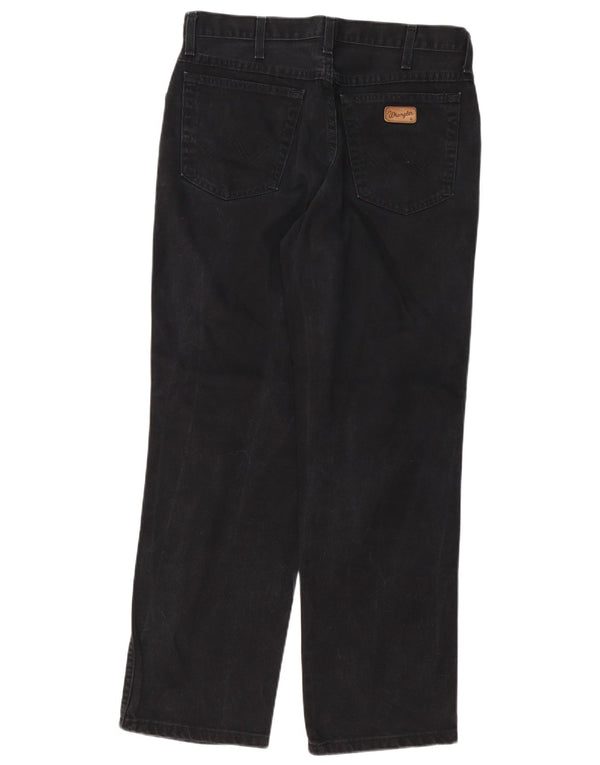 Мужские прямые джинсы Wrangler Ohio W33 L30, черный хлопок