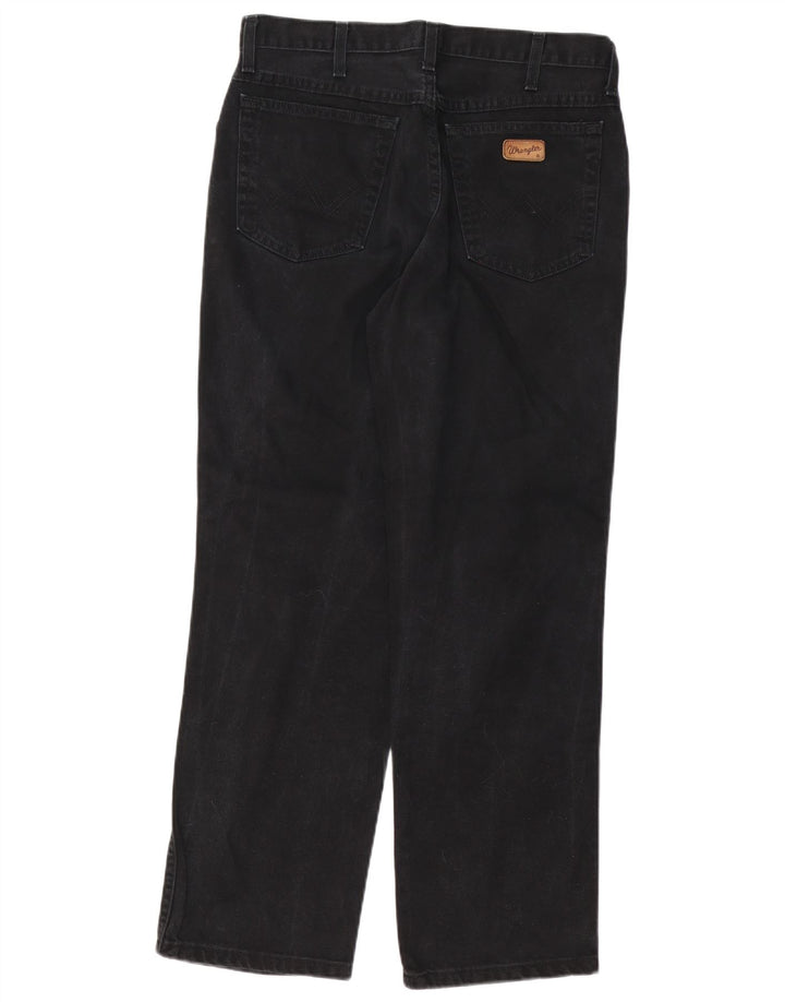Мужские прямые джинсы Wrangler Ohio W33 L30, черный хлопок
