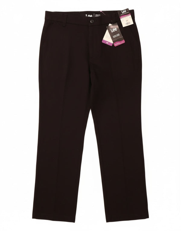 Женские прямые брюки чинос Lee со средней посадкой США 12, большие W32 L28, черные