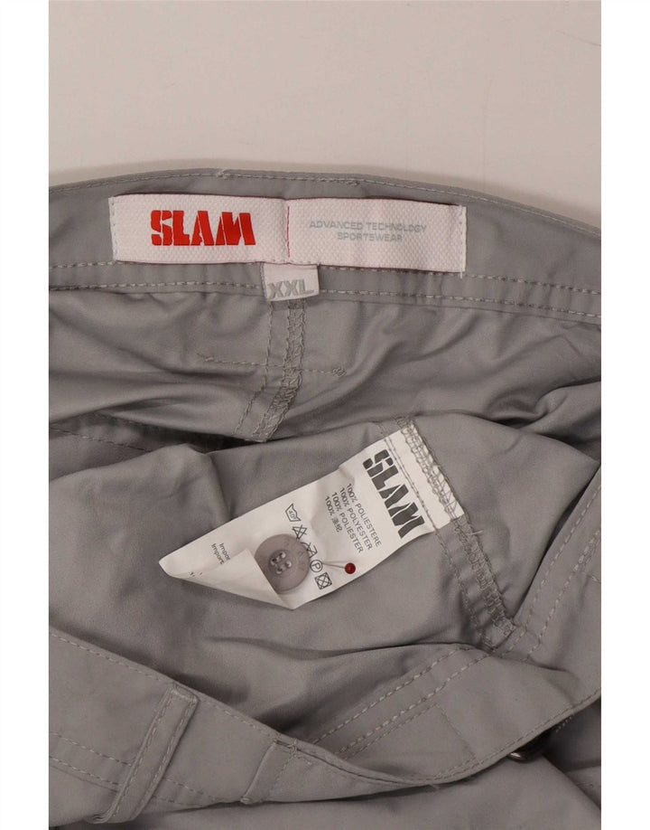 Мужские шорты карго Slam 2XL W40 серые, полиэстер