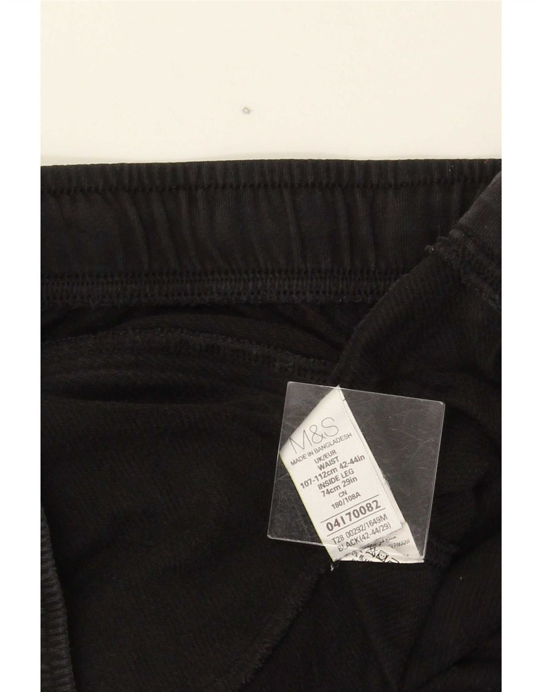 Мужские спортивные брюки Marks & Spencer 2XL, черный хлопок