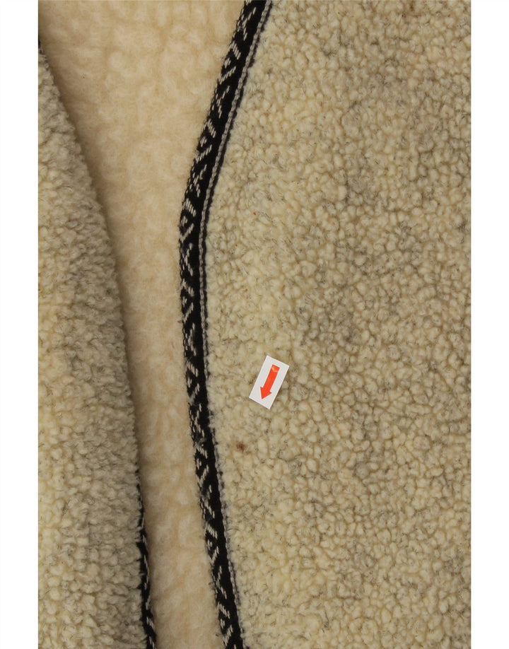 Мужской жилет из шерпы VINTAGE IT 52/54 XL, бежевый, новая шерсть