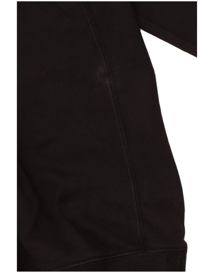 Мужской свитер с капюшоном на молнии NIKE, большой черный, хлопковый