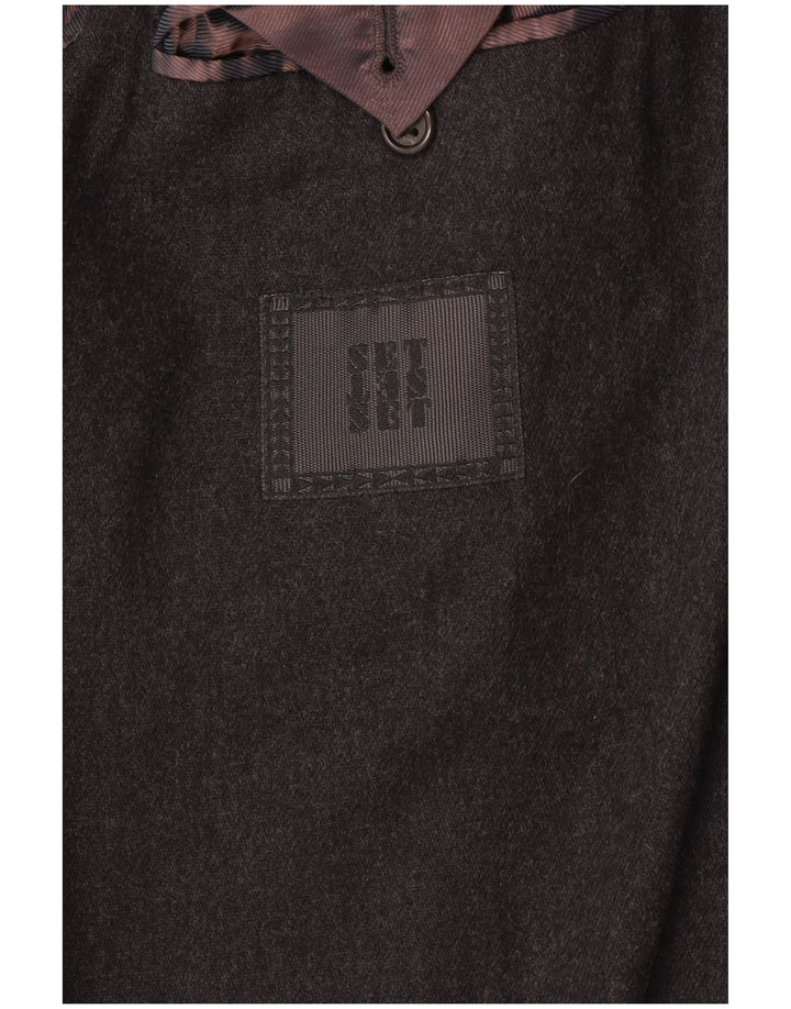 Винтажное мужское пальто UK 44 2XL серое