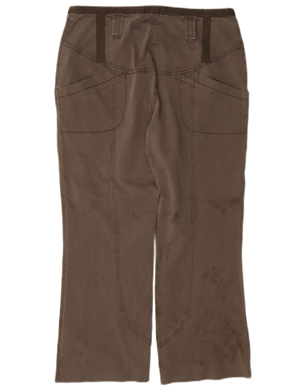 Женские укороченные брюки Max & Co. UK 16, большие W34 L24, коричневые