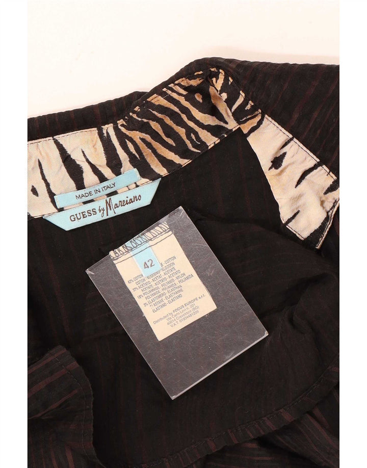Рубашка женская Guess By Marciano IT 42 Medium Brown в полоску