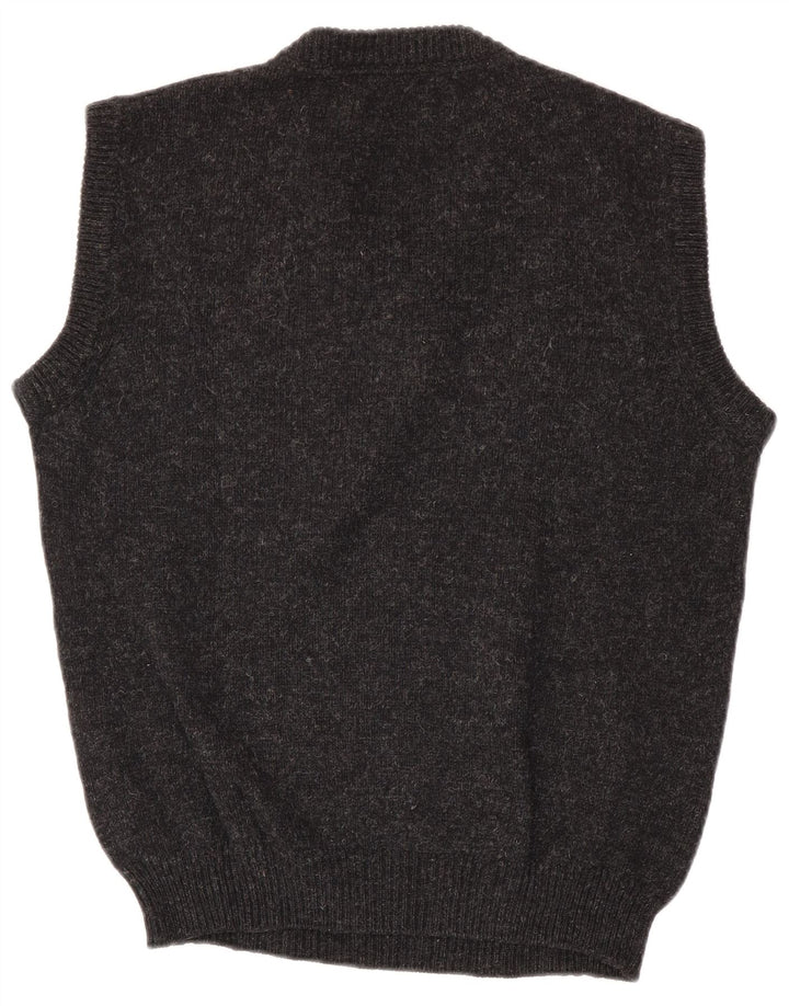 Мужская майка Sport Ice Iceberg Vest, майка среднего серого цвета с крапинками из натуральной шерсти