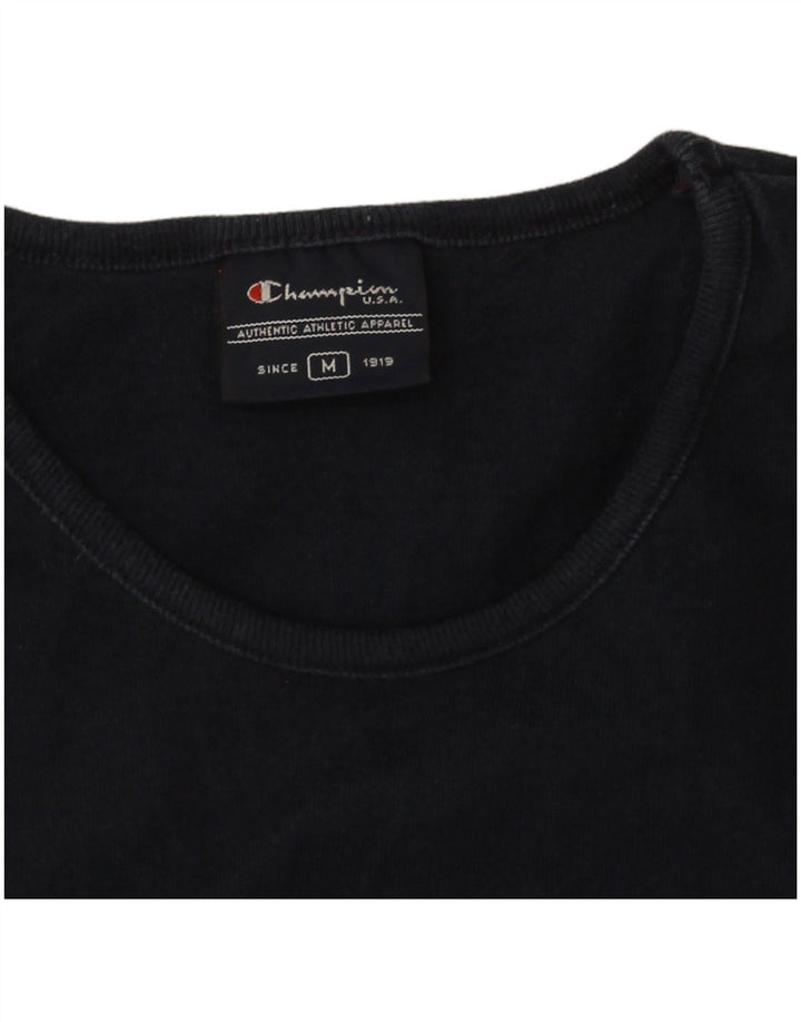 Женская футболка с рисунком Champion UK 12 Medium Navy Blue