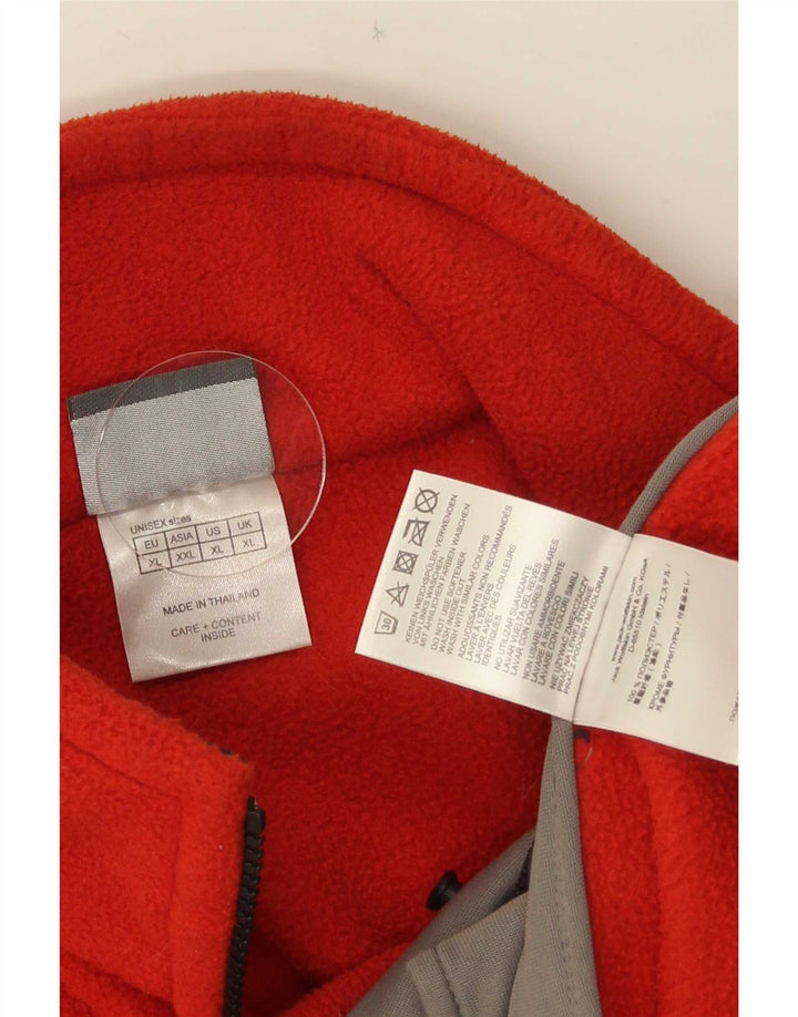 Мужская флисовая куртка с подкладкой с рисунком Jack Wolfskin UK 42 XL, красный полиэстер
