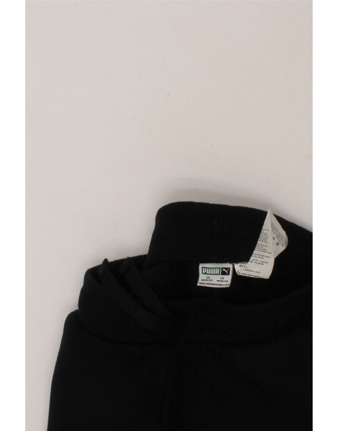PUMA Boys Graphic Tracksuit Trousers Joggers 10-11 Years Medium Black Vintage Puma and Second-Hand Puma from Messina Hembry 