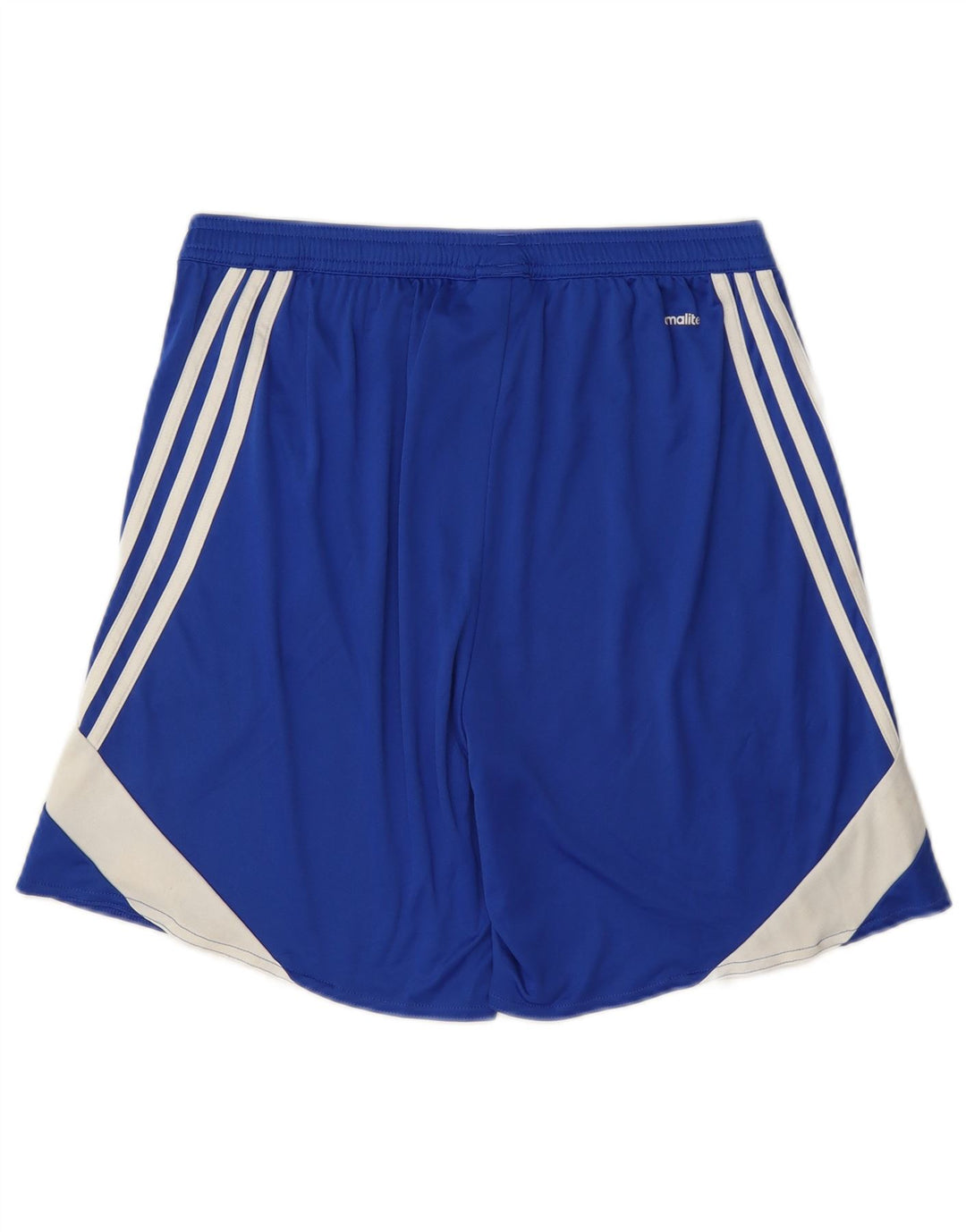 Мужские спортивные шорты Adidas Climalite, средний синий, полиэстер с цветными блоками